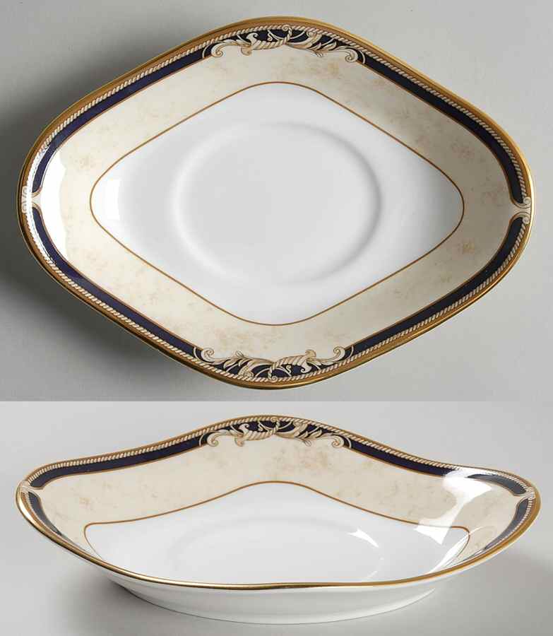 Cornucopia Underplate for Gravy Boat by Wedgwood-1