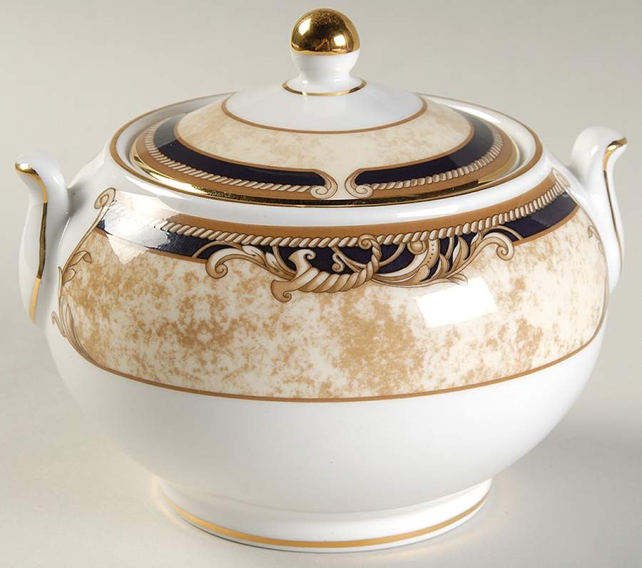 Cornucopia 146 Shape Sugar Bowl & Lid by Wedgwood-1