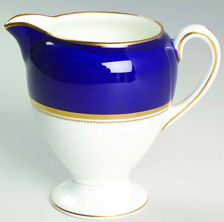 Cobalt Royal Globe Shape Creamer by Wedgwood-1