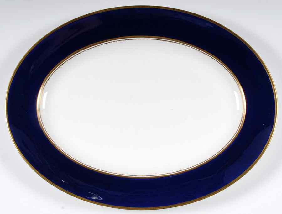 Cobalt Royal 15" Oval Serving Platter by Wedgwood-1