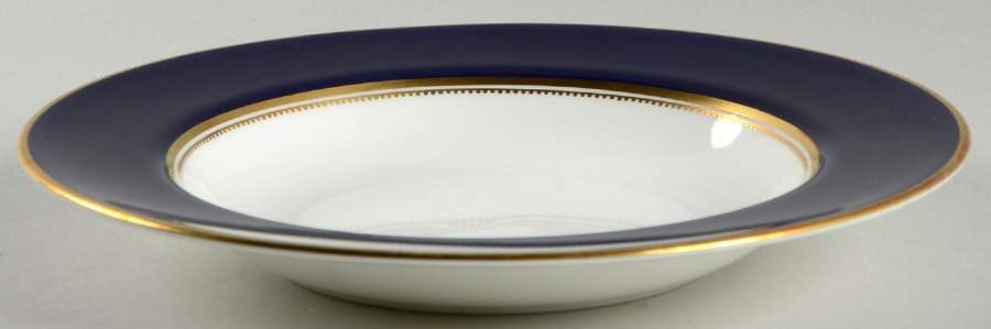 Cobalt Royal Rim Soup Bowl by Wedgwood-1