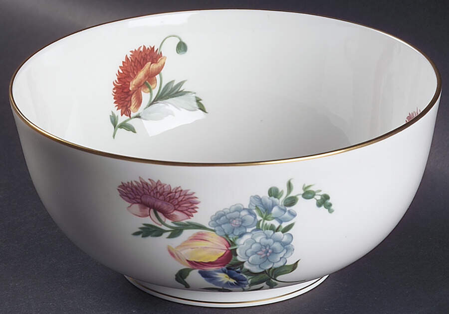 Colonial Sprays 7" Round Vegetable Bowl by Wedgwood-1