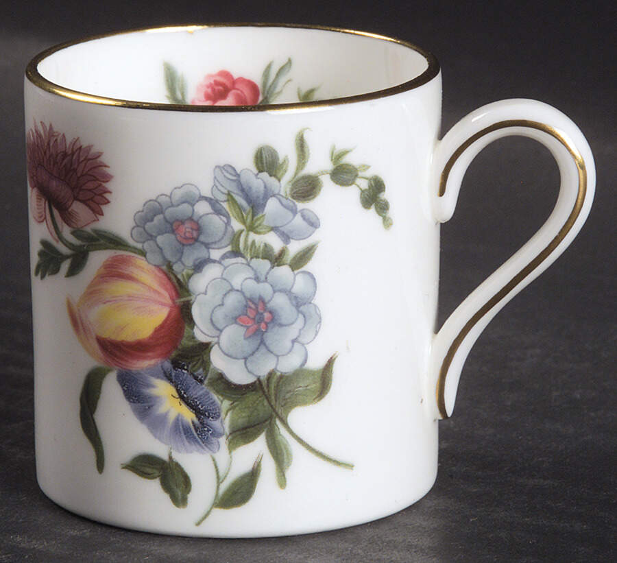 Colonial Sprays Bond Shape Demitasse Cup by Wedgwood-1