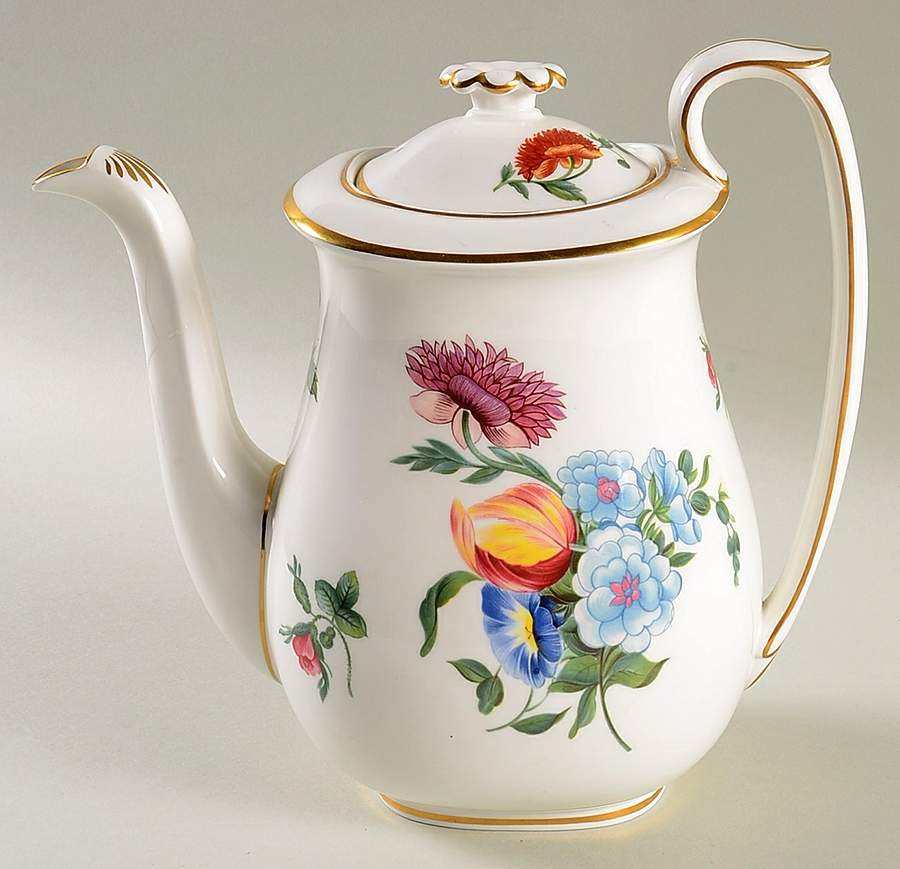 Colonial Sprays Coffee Pot & Lid by Wedgwood-1