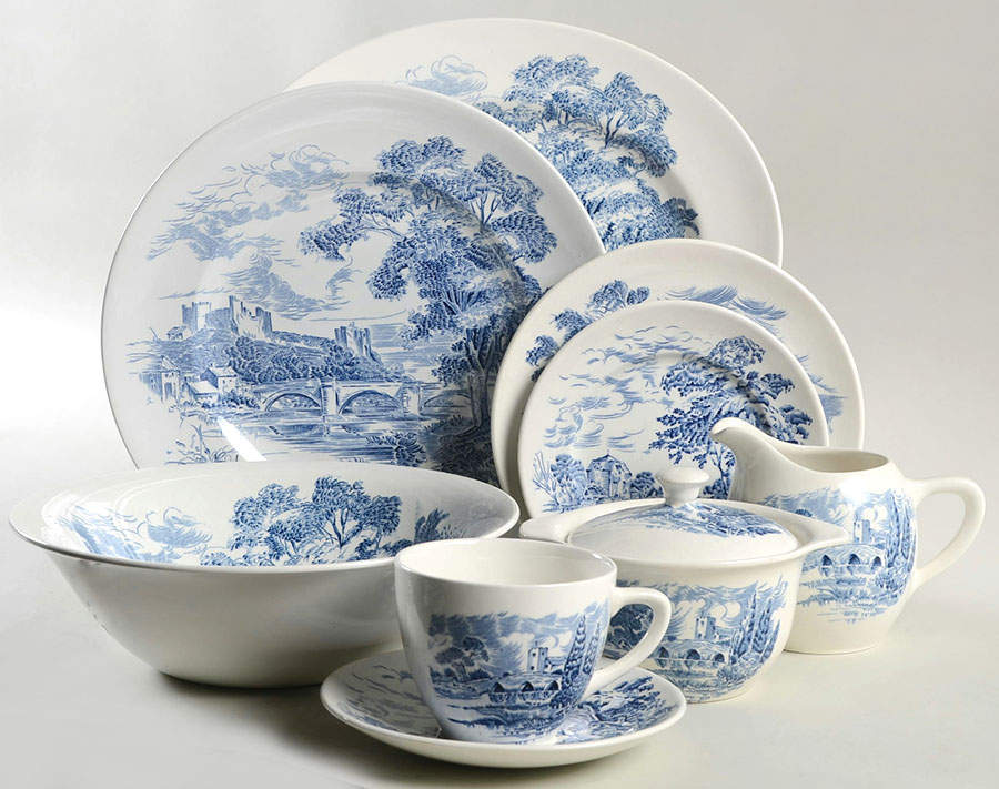 Countryside Blue 45 Piece Starter Set by Wedgwood-1