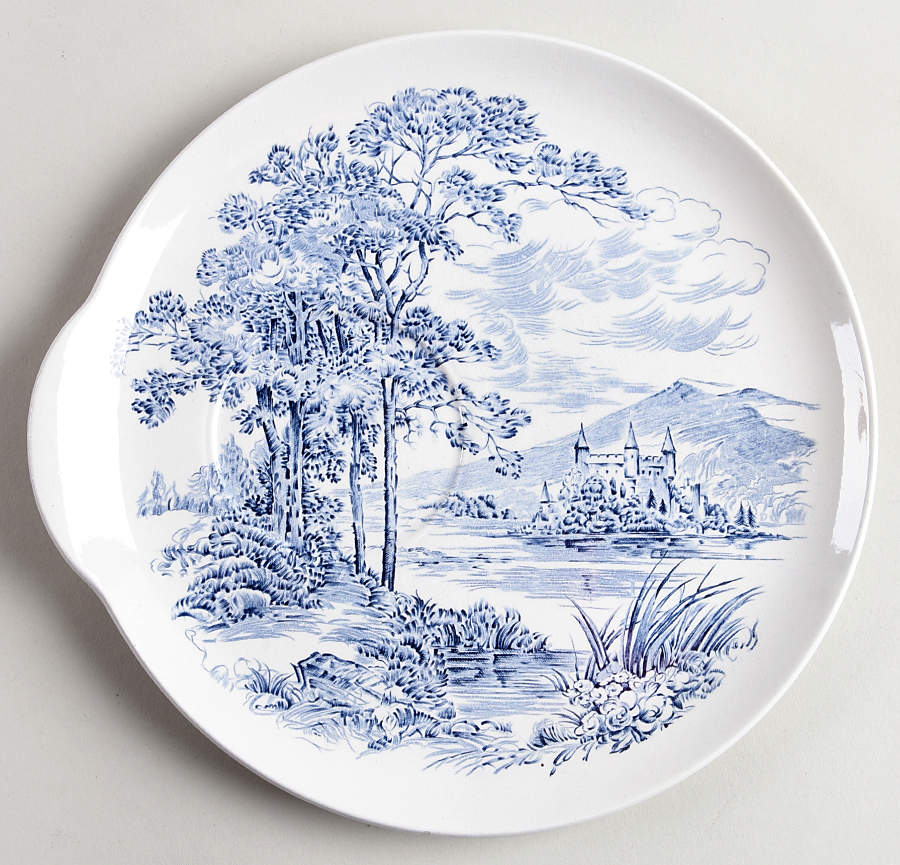 Countryside Blue Snack Plate by Wedgwood-1