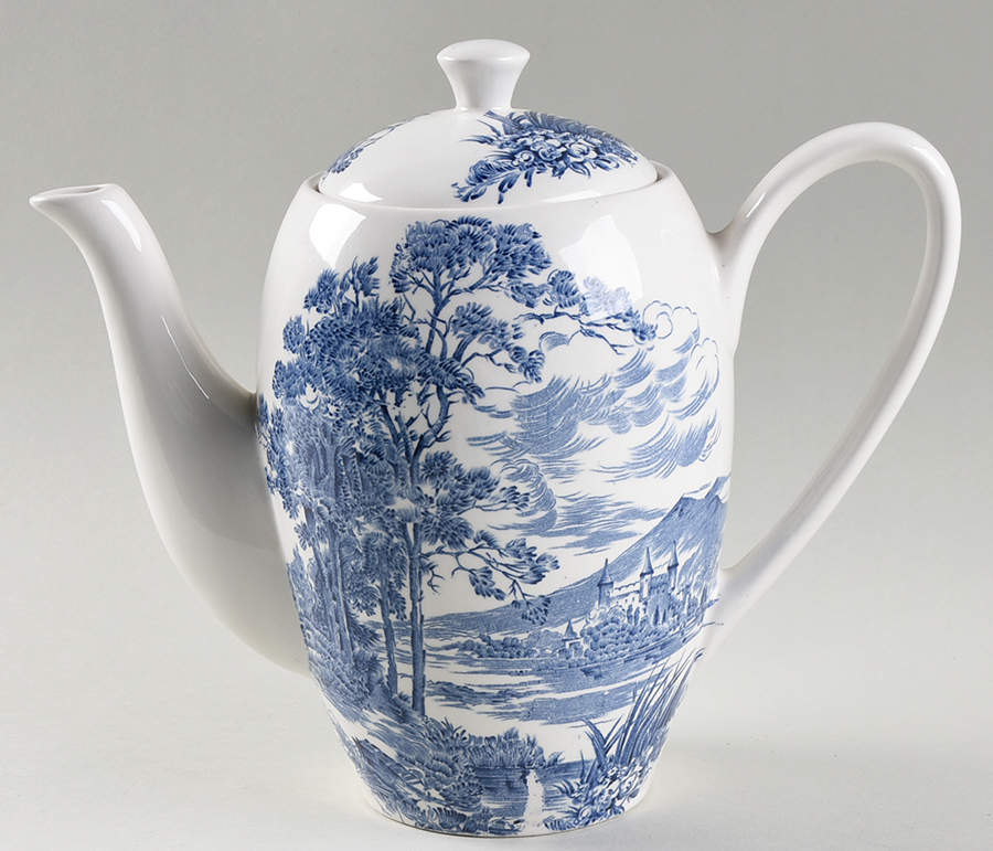 Countryside Blue Coffee Pot & Lid by Wedgwood-1