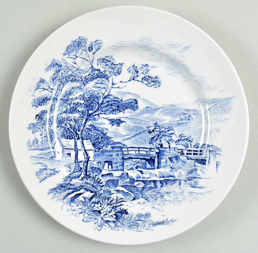 Countryside Blue Salad Plate by Wedgwood-1