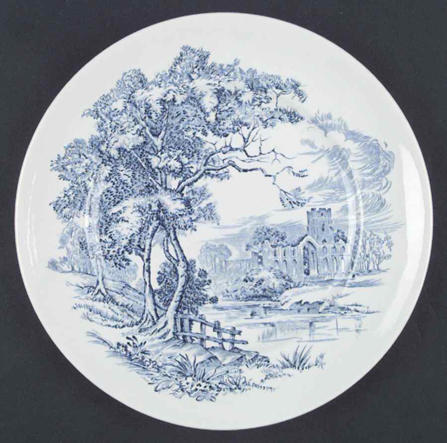 Countryside Blue Luncheon Plate by Wedgwood-1