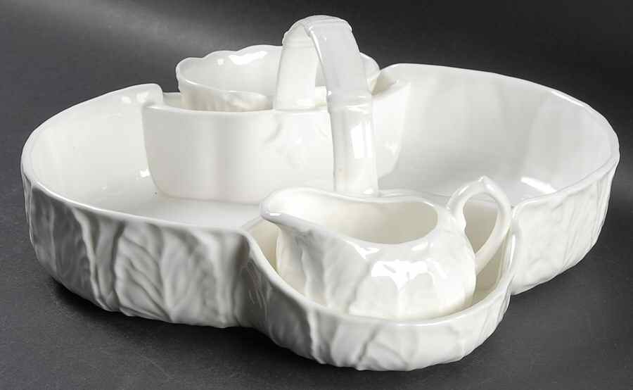 Countryware Strawberry Basket W/Creamer & Open Sugar by Wedgwood-1