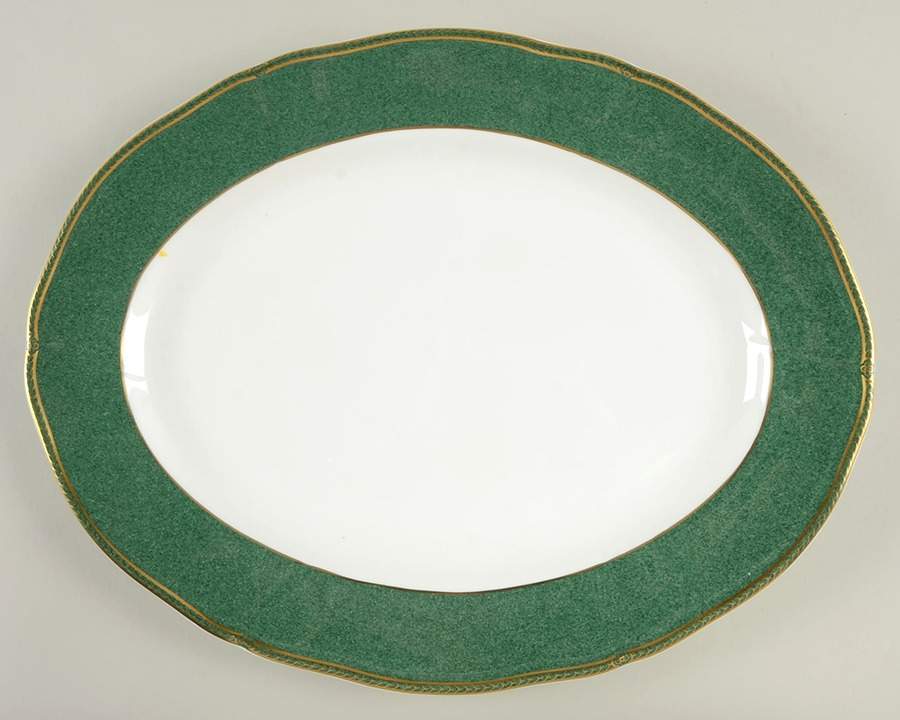 Crown Emerald 15" Oval Serving Platter by Wedgwood-1