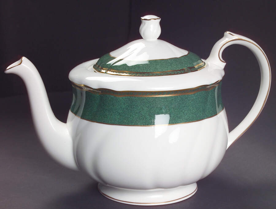 Crown Emerald Teapot & Lid by Wedgwood-1