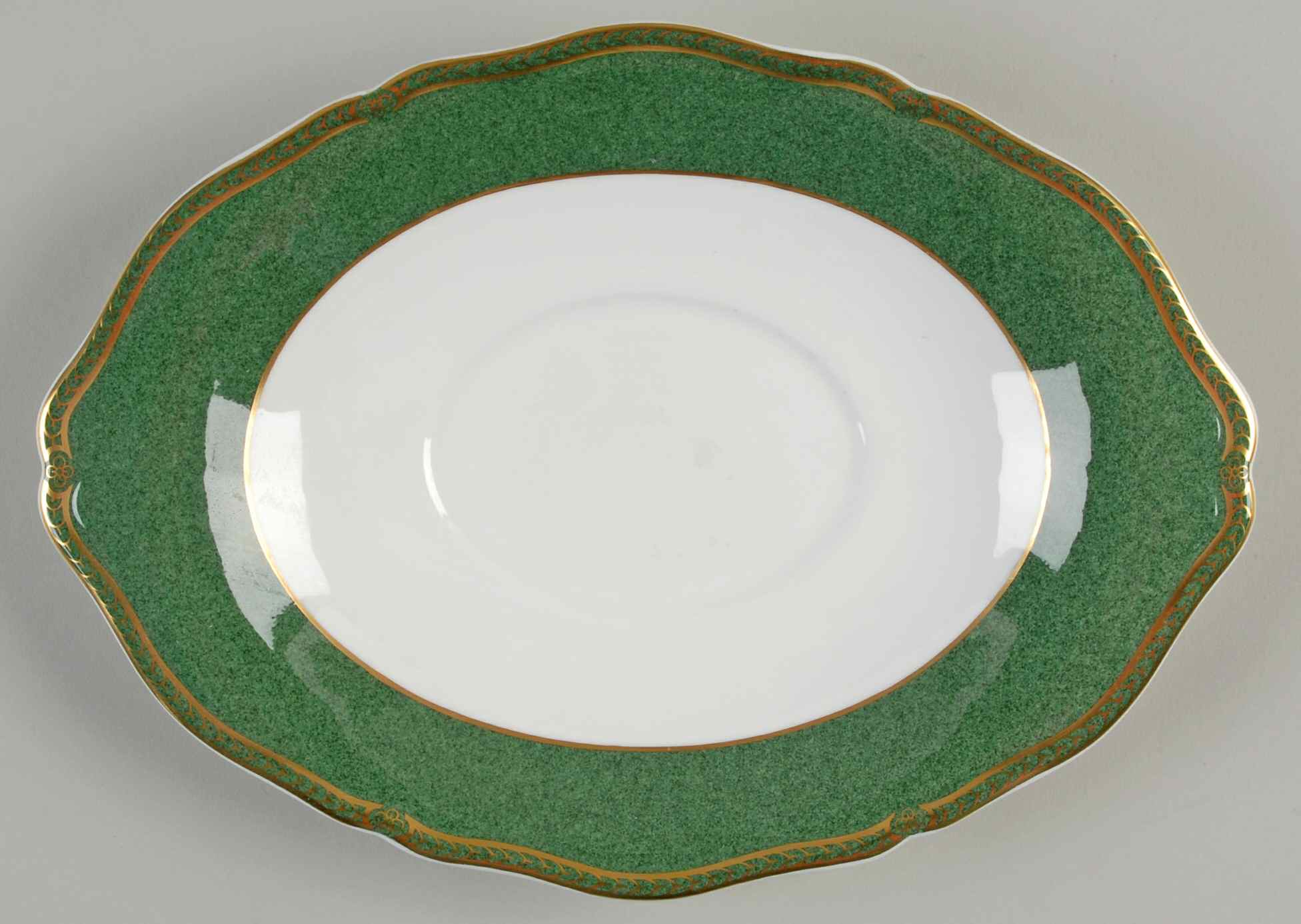 Crown Emerald Underplate for Gravy Boat by Wedgwood-1