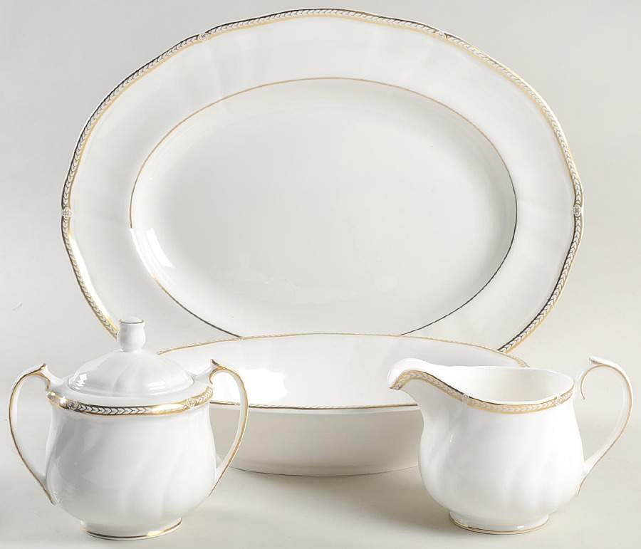 Crown Gold (England) 5 Piece Hostess Set by Wedgwood-1
