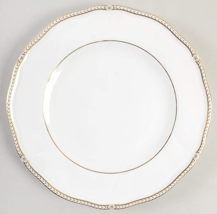Crown Gold (England) Luncheon Plate by Wedgwood-1