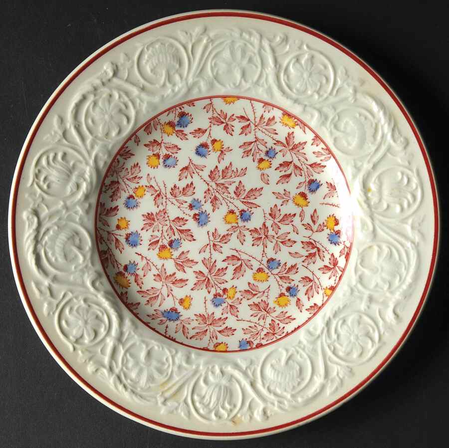 Crimson Pompadour Bread & Butter Plate by Wedgwood-1