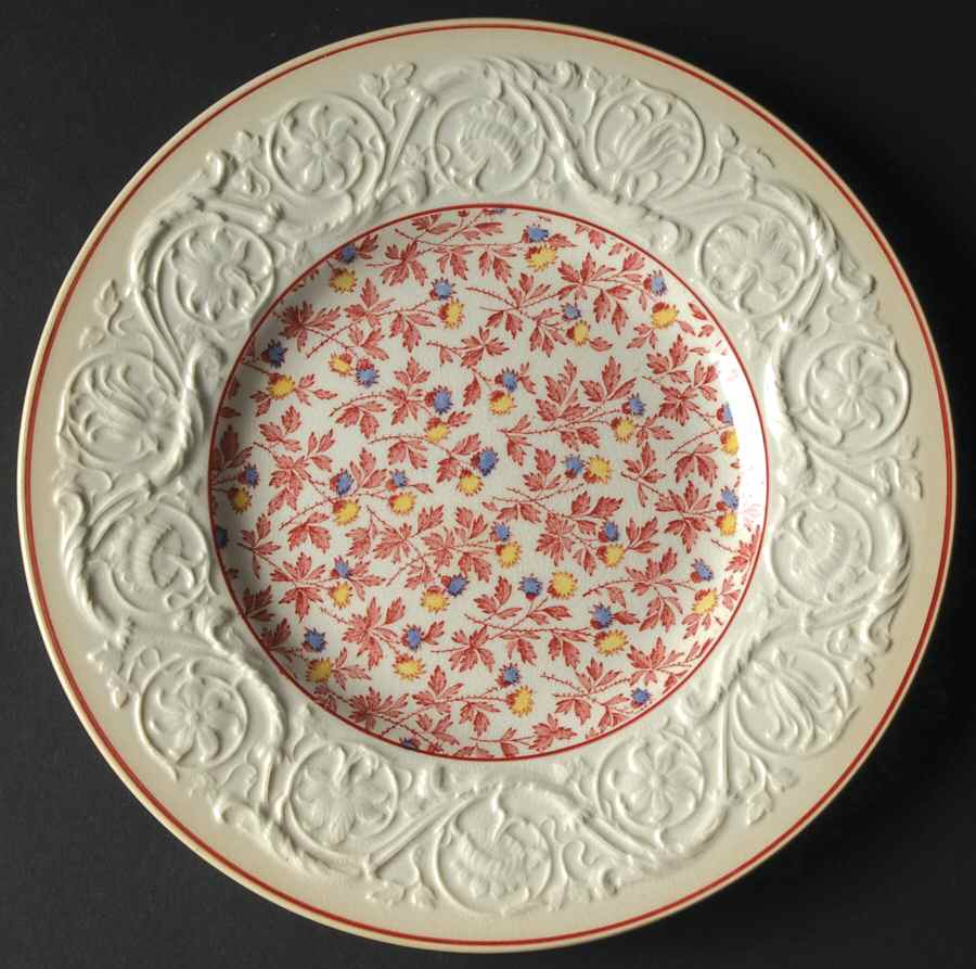 Crimson Pompadour Salad Plate by Wedgwood-1