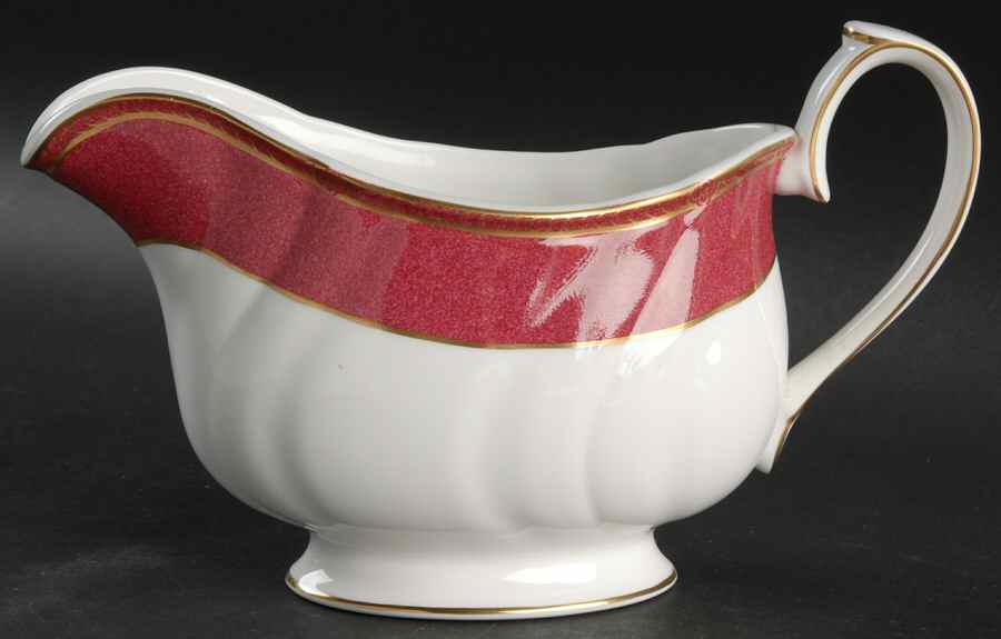 Crown Ruby Gravy Boat by Wedgwood-1