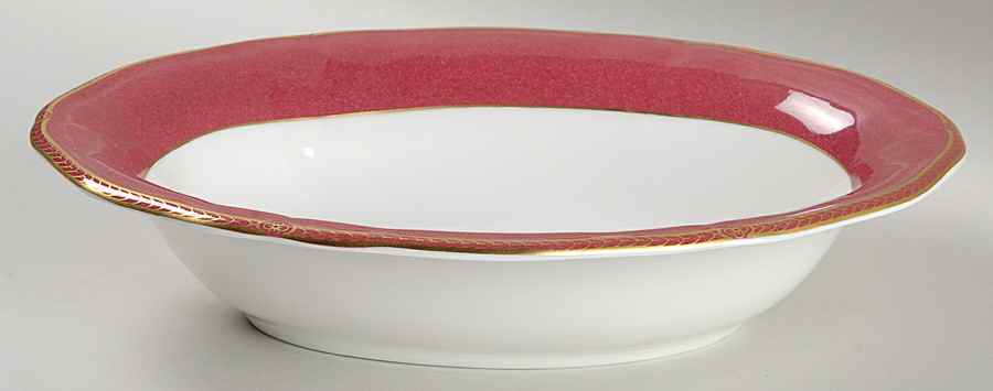 Crown Ruby 9" Oval Vegetable Bowl by Wedgwood-1