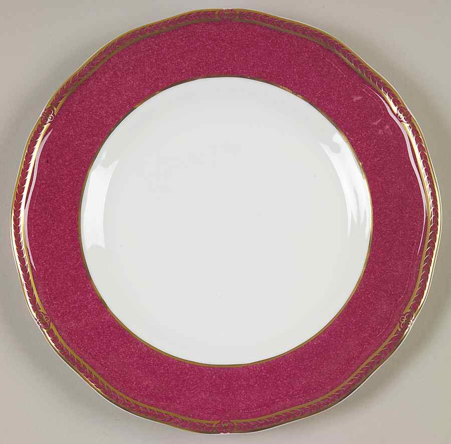 Crown Ruby Bread & Butter Plate by Wedgwood-1