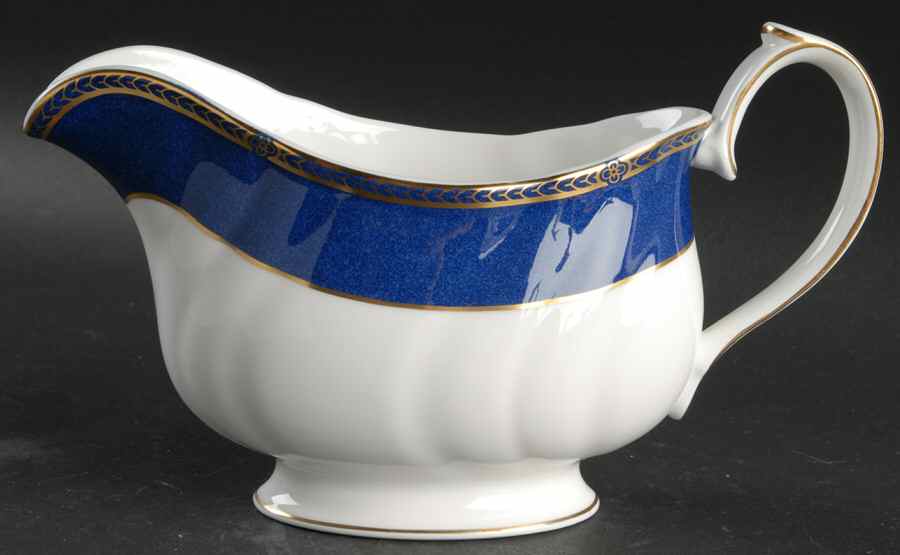 Crown Sapphire (England) Gravy Boat by Wedgwood-1