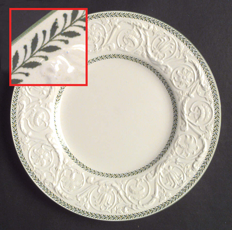 Curzon Bead Salad Plate by Wedgwood-1