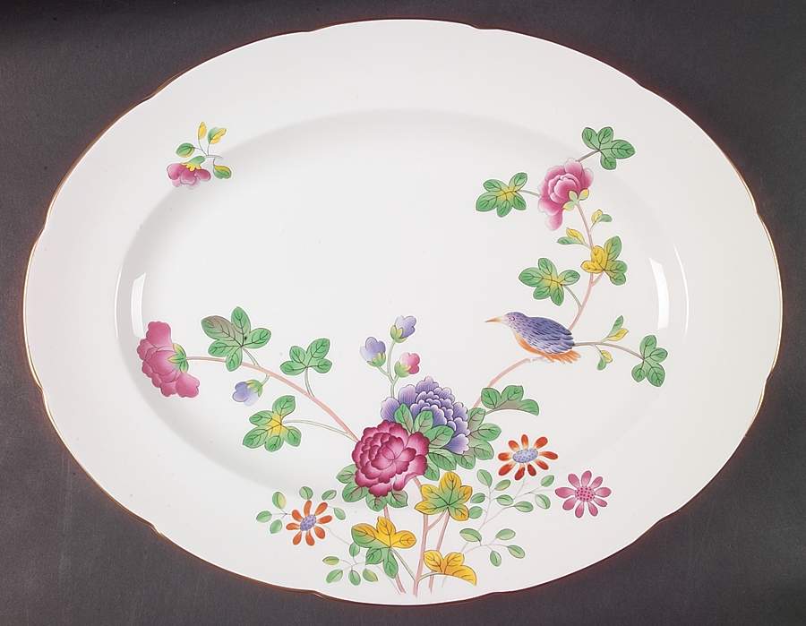 Cuckoo 17" Oval Serving Platter by Wedgwood-1