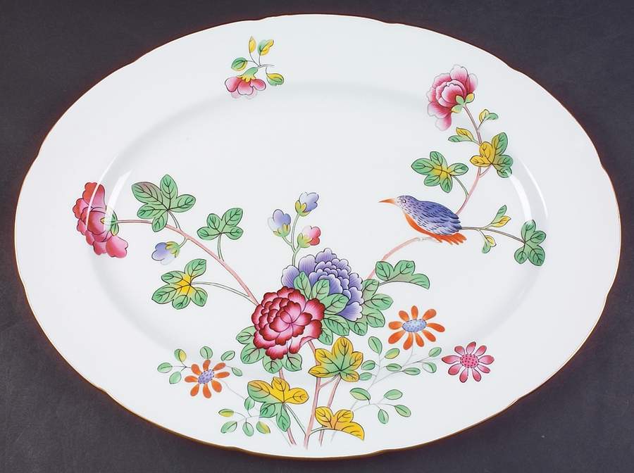 Cuckoo 15" Oval Serving Platter by Wedgwood-1