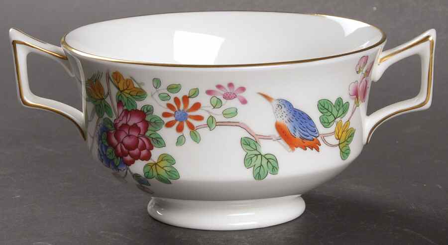 Cuckoo Footed Cream Soup Bowl by Wedgwood-1