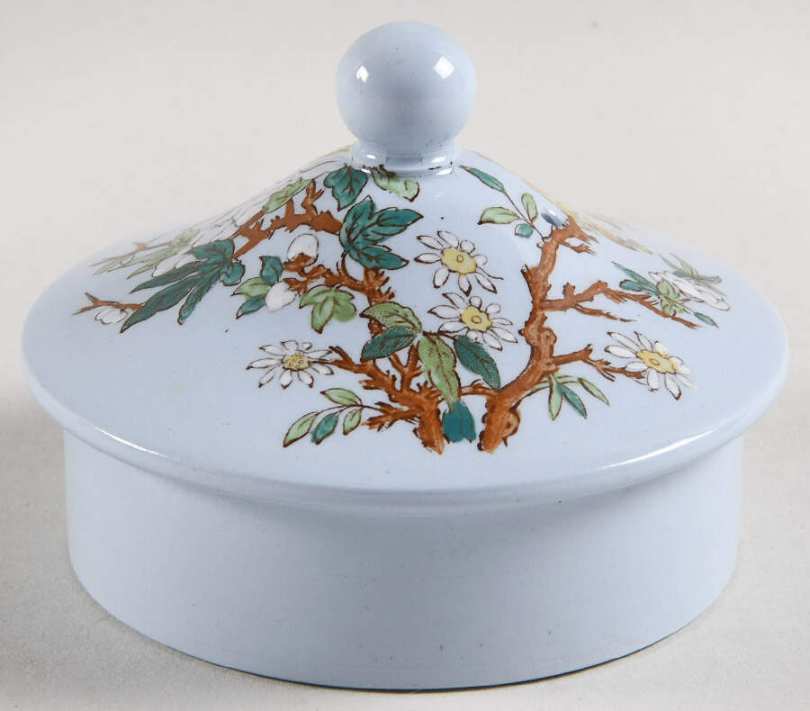 Cuckoo Blue (No Trim) Lid for Teapot by Wedgwood-1