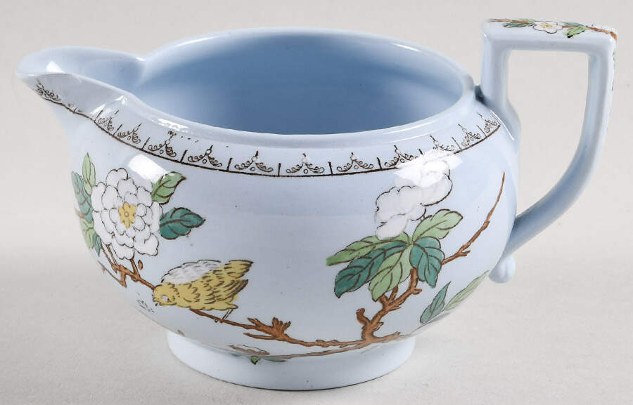 Cuckoo Blue (No Trim) Creamer by Wedgwood-1