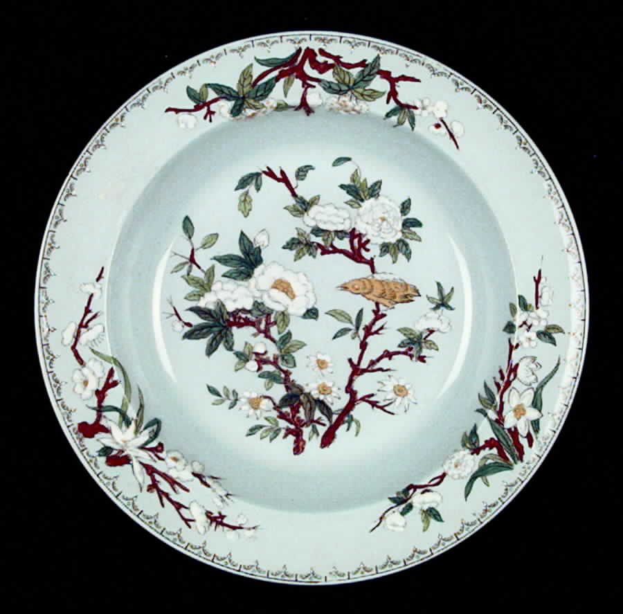 Cuckoo Blue (No Trim) Rim Soup Bowl by Wedgwood-1
