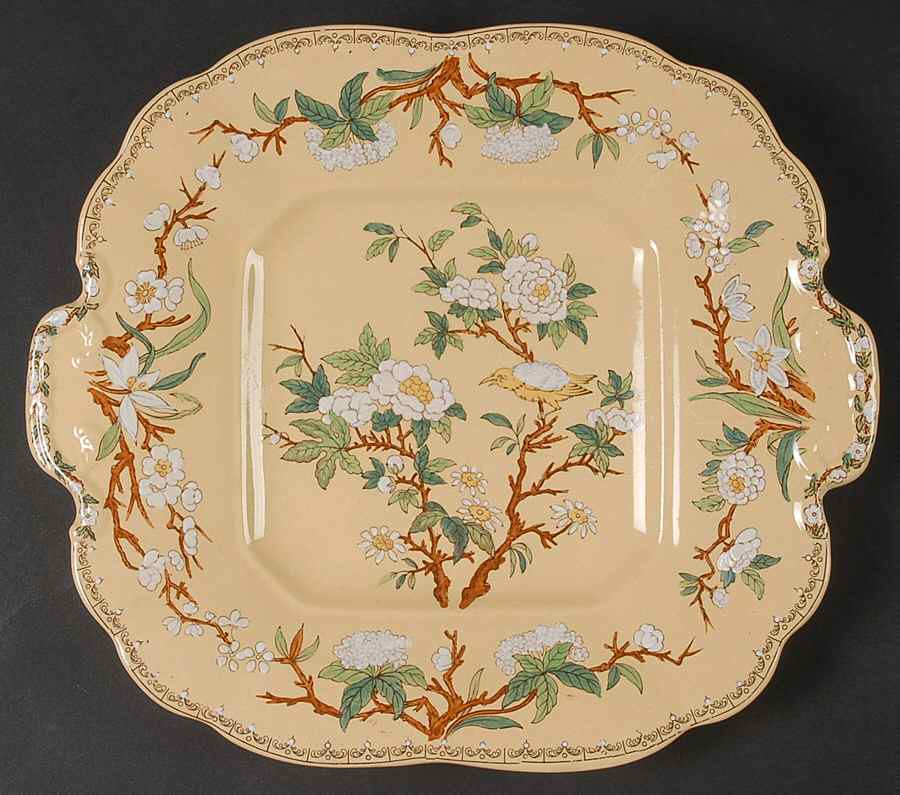 Cuckoo Square Handled Cake Plate by Wedgwood-1