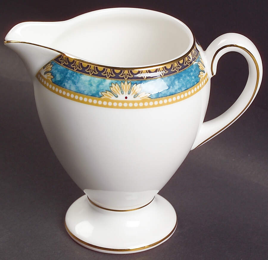 Curzon Globe Shape Creamer by Wedgwood-1