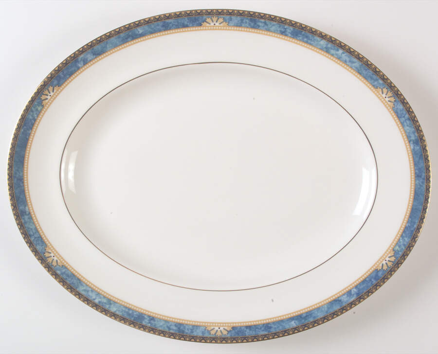 Curzon 14" Oval Serving Platter by Wedgwood-1