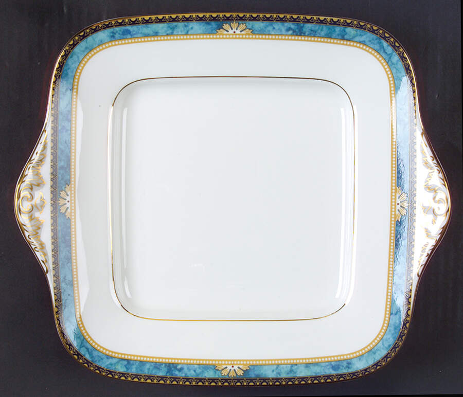 Curzon Square Handled Cake Plate by Wedgwood-1