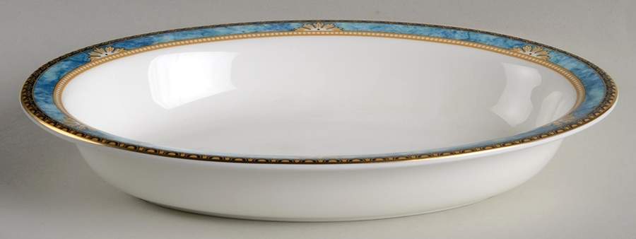 Curzon 10" Oval Vegetable Bowl by Wedgwood-1