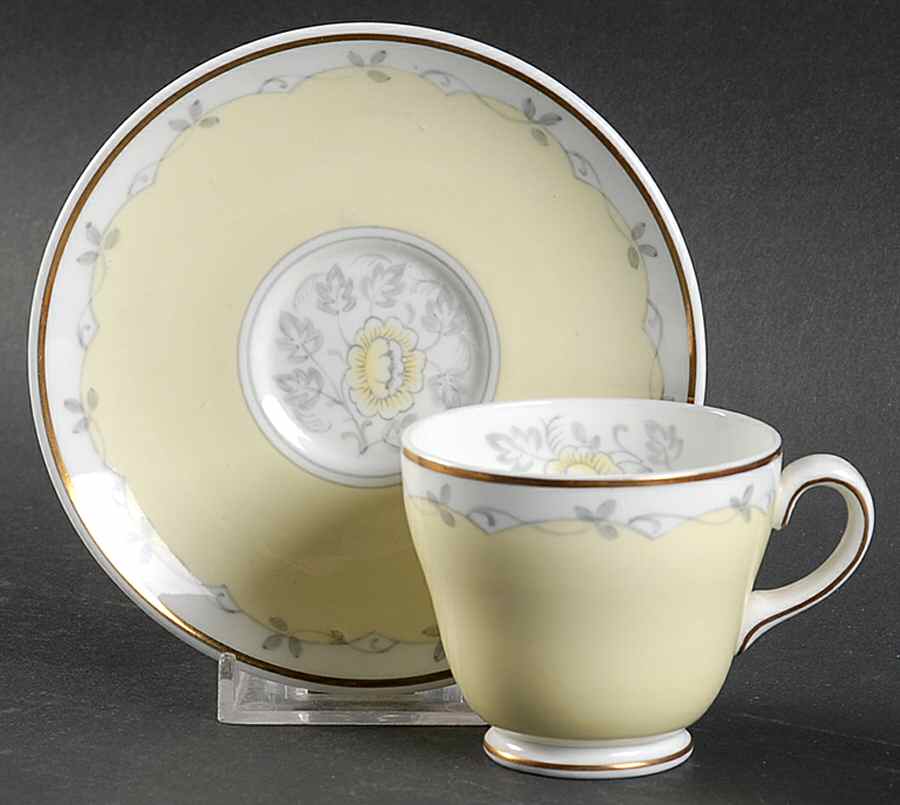Cynthia Footed Demitasse Cup & Saucer Set by Wedgwood-1