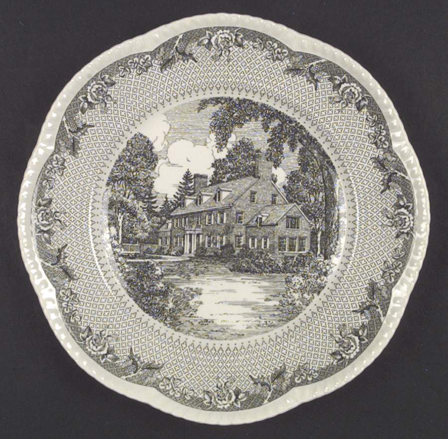 Dartmouth College Green (Gadroon Edge) Dinner Plate by Wedgwood-1