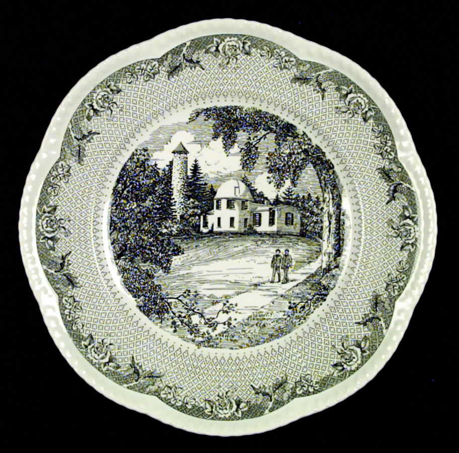 Dartmouth College Green (Gadroon Edge) Dinner Plate by Wedgwood-1
