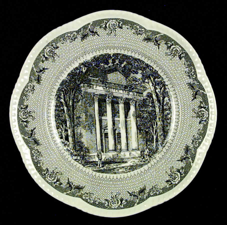 Dartmouth College Green (Gadroon Edge) Dinner Plate by Wedgwood-1