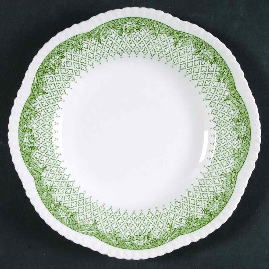Dartmouth College Green (Gadroon Edge) Bread & Butter Plate by Wedgwood-1