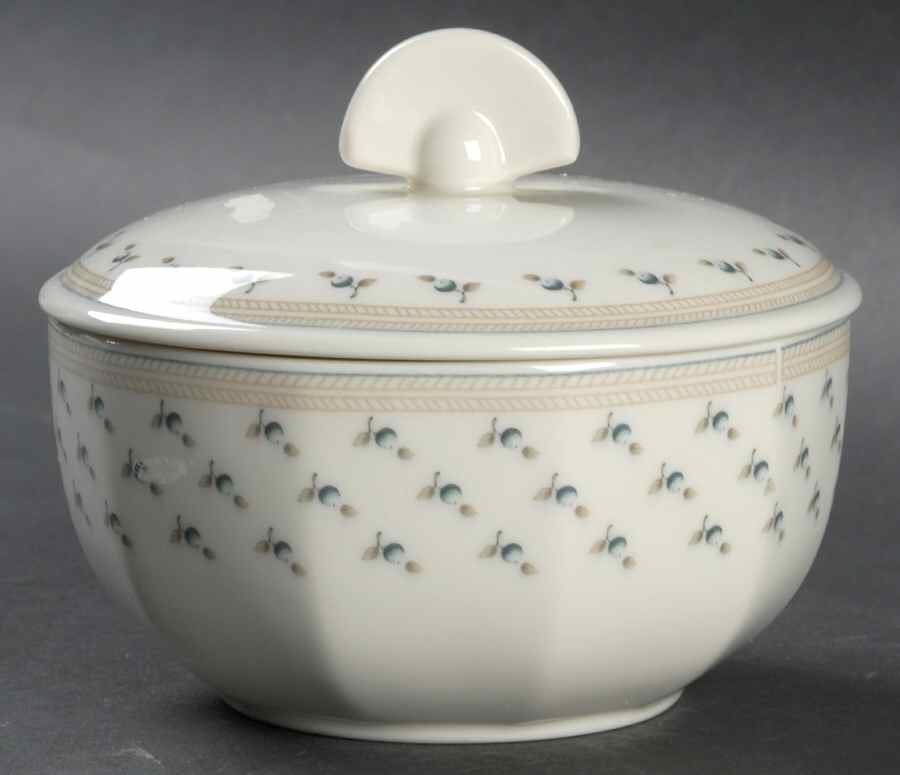 Damson Sugar Bowl & Lid by Wedgwood-1