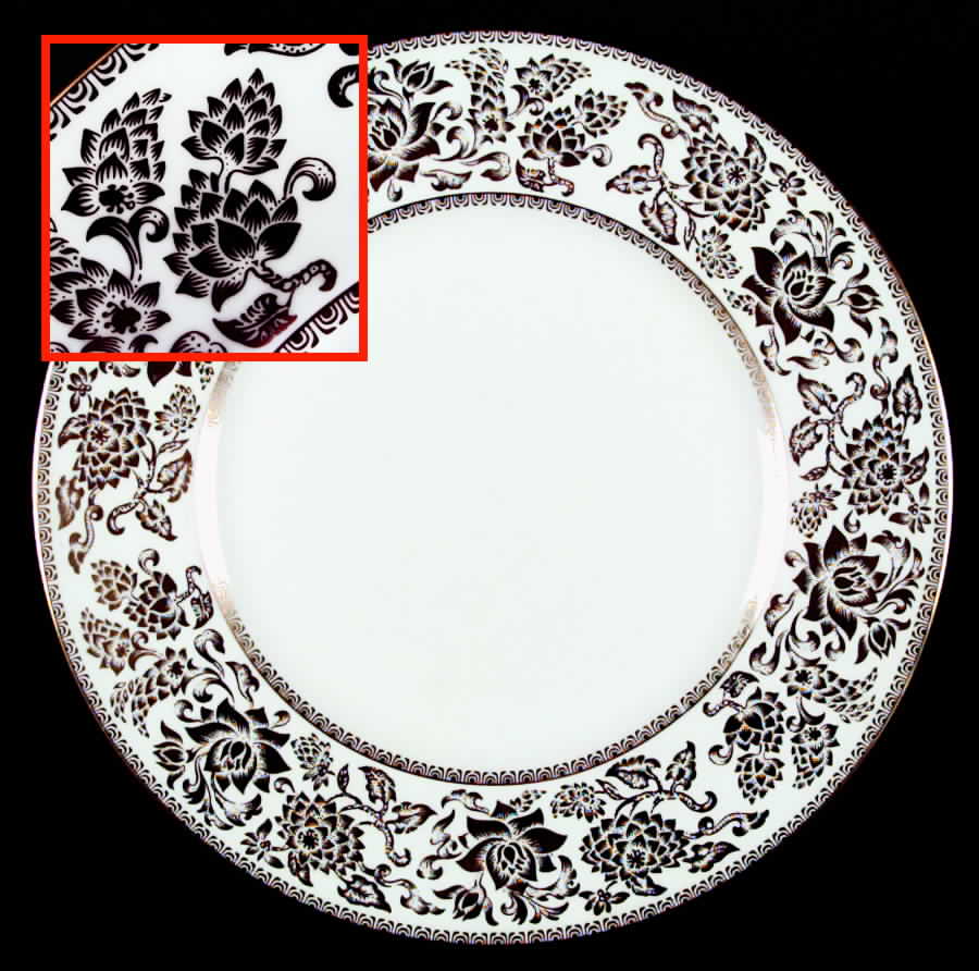 Damask Gold Dinner Plate by Wedgwood-1
