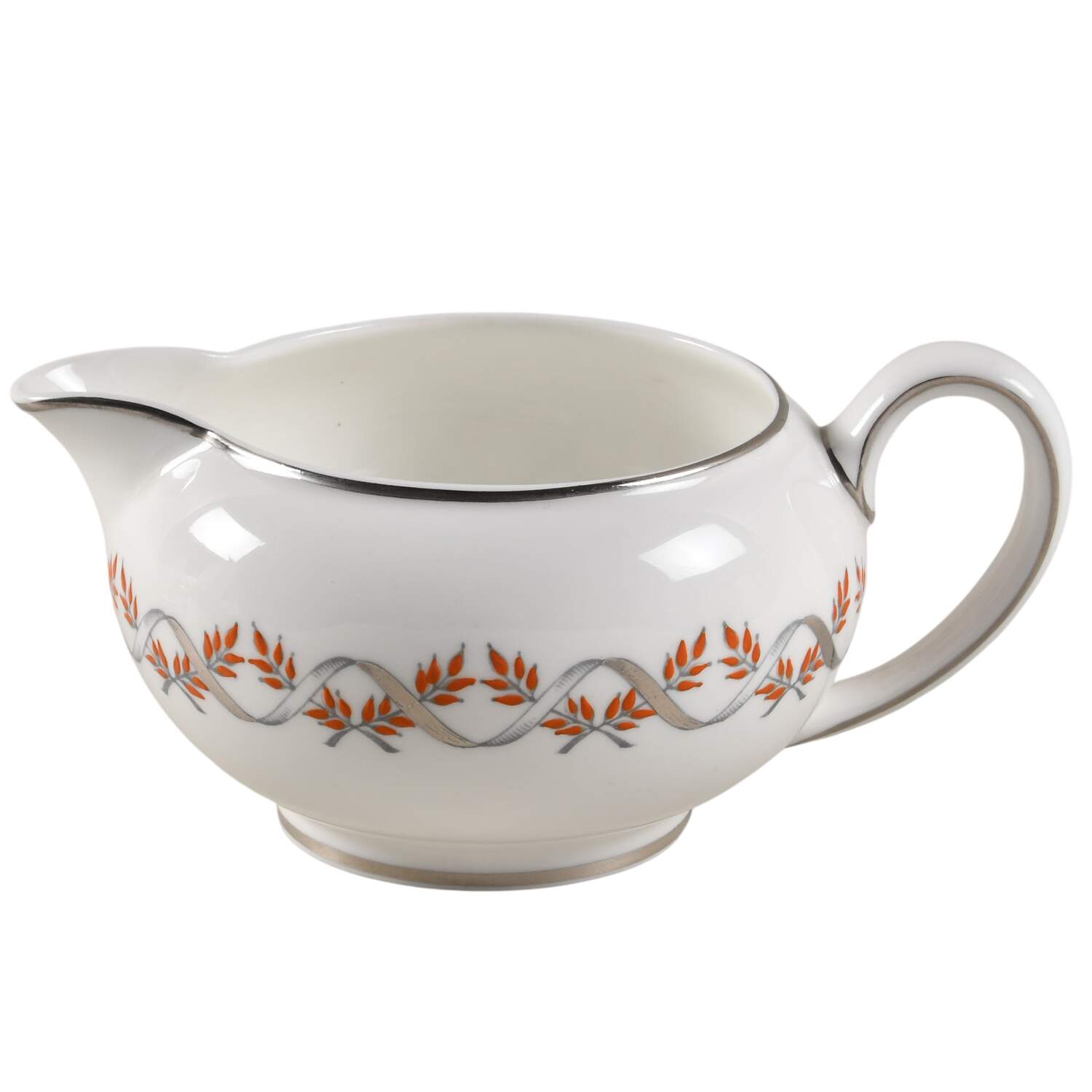 Dartmouth (Ribbon on Rim) 146 Shape Creamer by Wedgwood-1