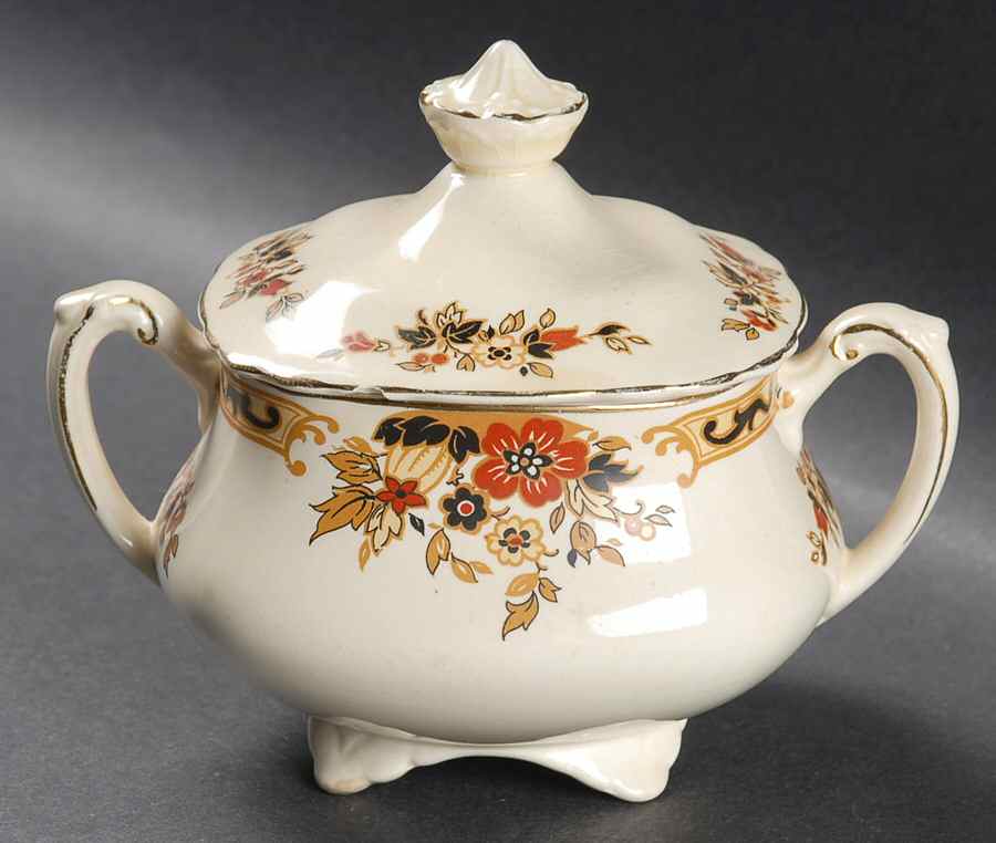 Denbigh Sugar Bowl & Lid by Wedgwood-1