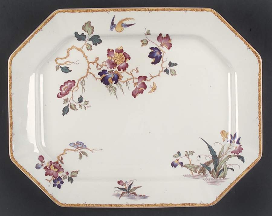 Devon Rose 16" Oval Serving Platter by Wedgwood-1