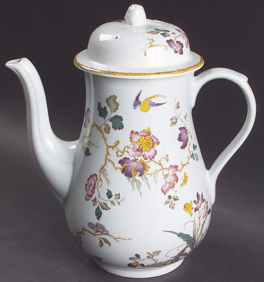 Devon Rose Coffee Pot & Lid by Wedgwood-1
