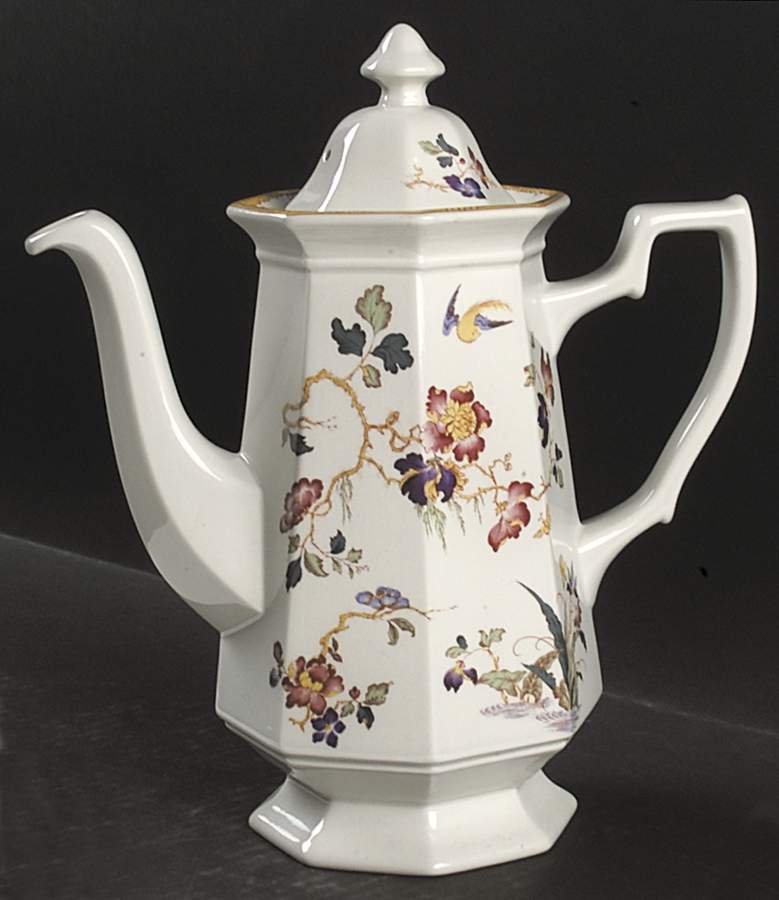 Devon Rose Coffee Pot & Lid by Wedgwood-1