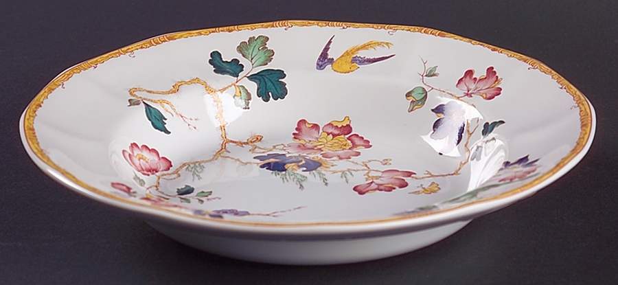 Devon Rose Rim Soup Bowl by Wedgwood-1
